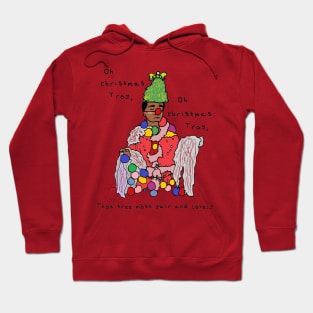 Community - Christmas Troy (with writing) Hoodie